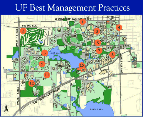 UF Best Management Practices map