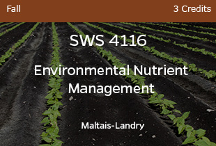 SWS4116, Landry, Environmental Nutrient Management
