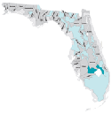 Florida Watersheds map