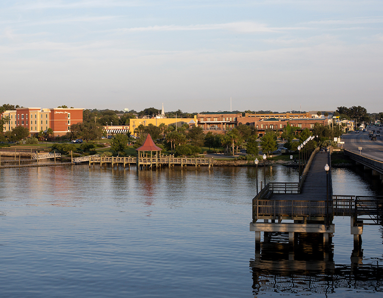 A view of the St. John River in Palatka, FL