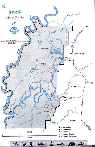 apalachicola national forest map
